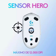 Mouse Gamer Logitech G305 Lightspeed - Blanco Inalámbrico