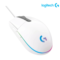 Mouse Gamer Logitech G203 Lightsync RGB - Blanco