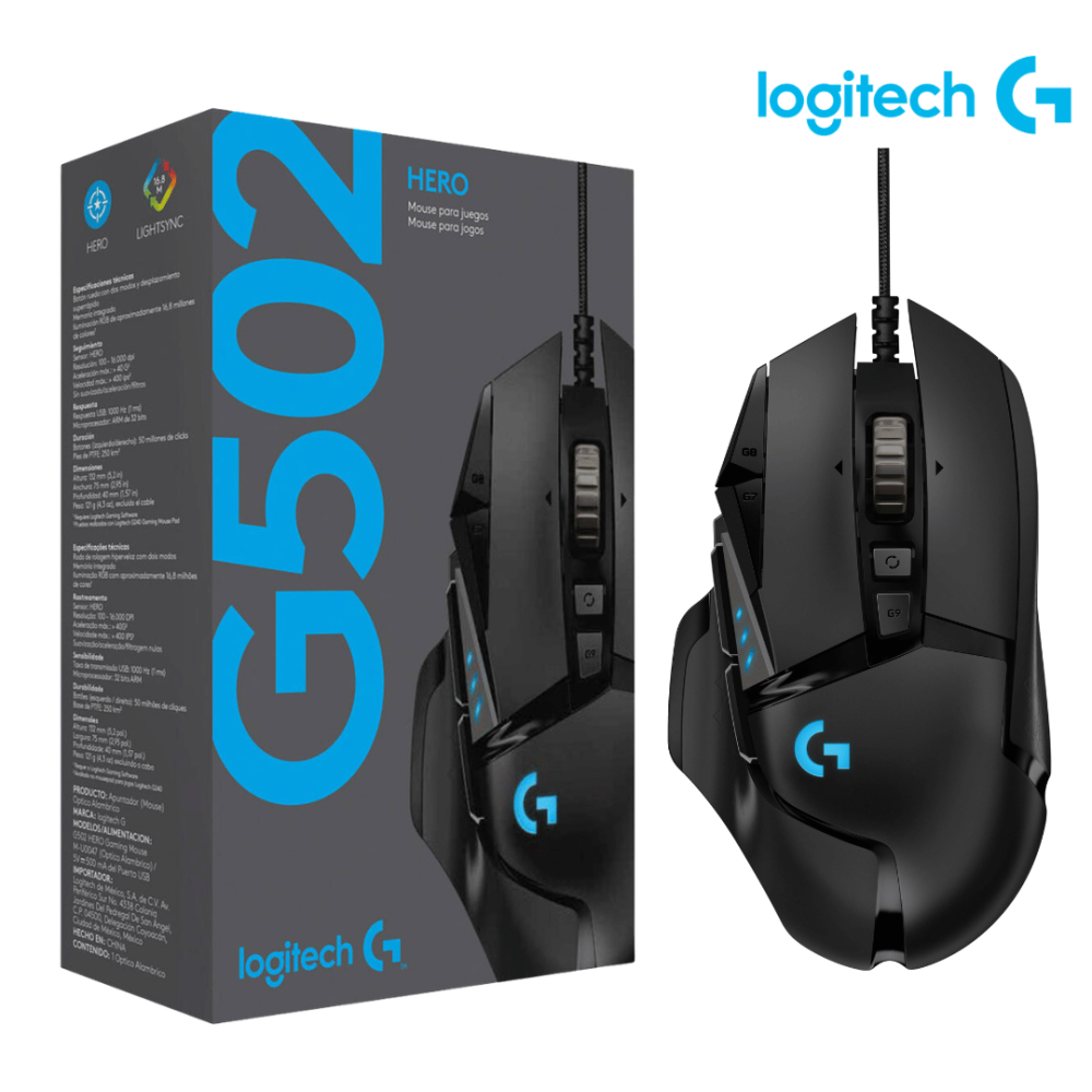 Mouse Gamer Logitech G502 Hero