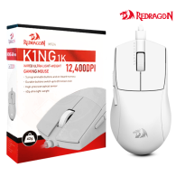 Mouse Gamer - Redragon M724w King 1k - Blanco