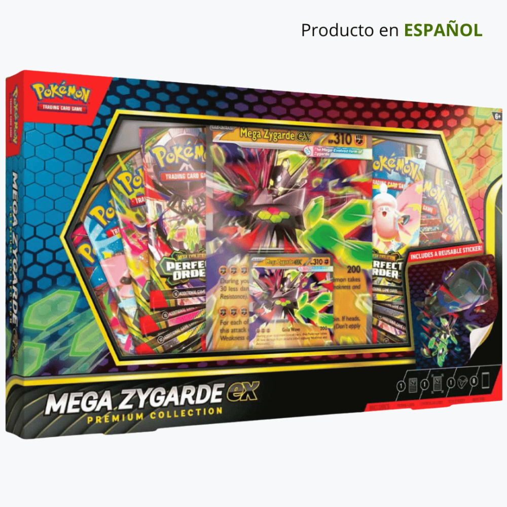 Pokémon TCG Mega Zygarde – Ex Premium Collection (Español)