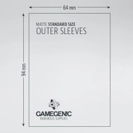 Protector GG: Matte Standard Size Outer Sleeves 69 x 94 mm