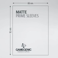 Protector GG: Matte Prime Sleeves Standard Size Red 66x91mm