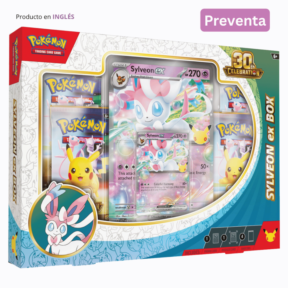 Preventa: Pokémon TCG 30th Celebration - Sylveon ex Box