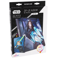 Carpeta con Cierre Star Wars: Unlimited Zip-Up Album 18-Pocket - Jedi Luke Skywalker & Emperor Palpatine