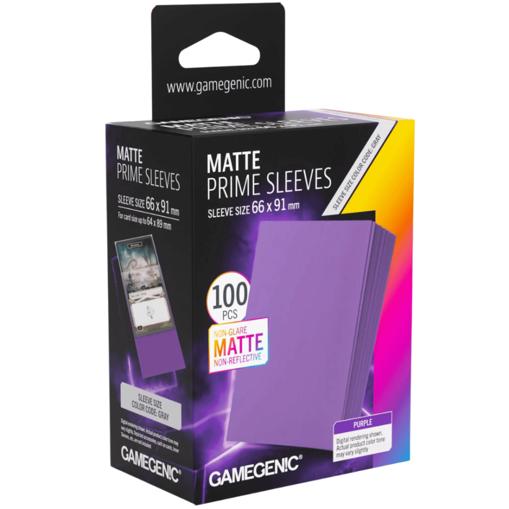 Protectores GG Matte Prime Sleeves Standard Purple 66x91