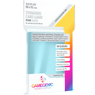 Protectores GG Prime Standard Card Game Sleeves 66x91mm – Clear x50