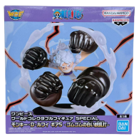 Figura Monkey D. Luffy Gear5 – Gum-Gum Dawn Gatling One Piece – World Collectable Special 12cm