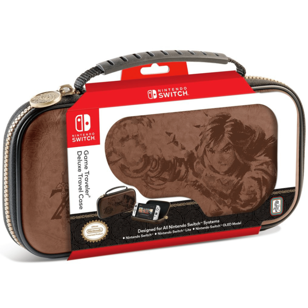 Estuche Traveler Deluxe Case - Switch Zelda Tears of The Kingdom Switch (Brown)