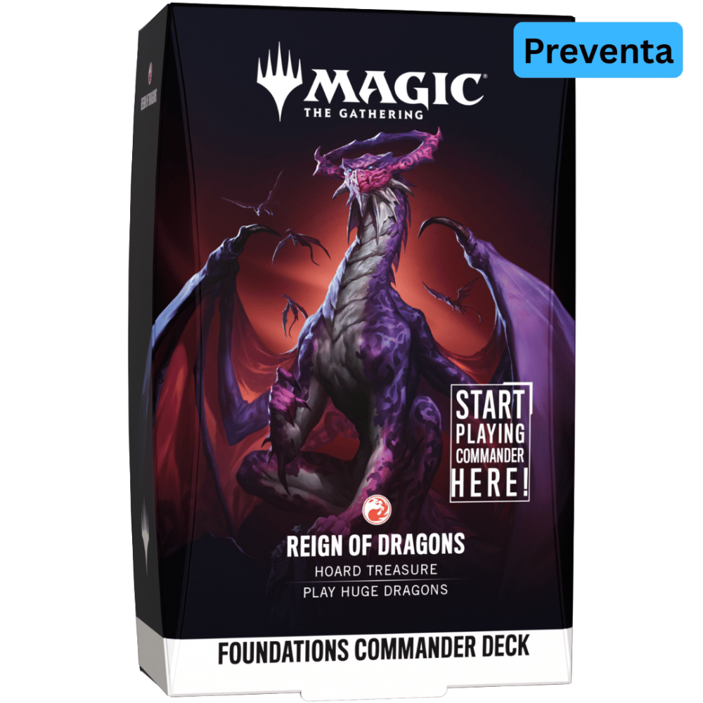 Preventa MTG Magic: Foundations Commander Decks - Reign of Dragons (Inglés)