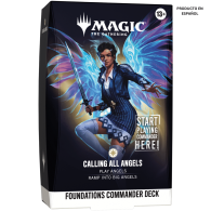 Preventa MTG Magic: Foundations Mazo Commander Llamada angelical (Español)