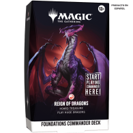 Preventa MTG Magic: Foundations Mazo Commander Reinado de Dragones (Español)