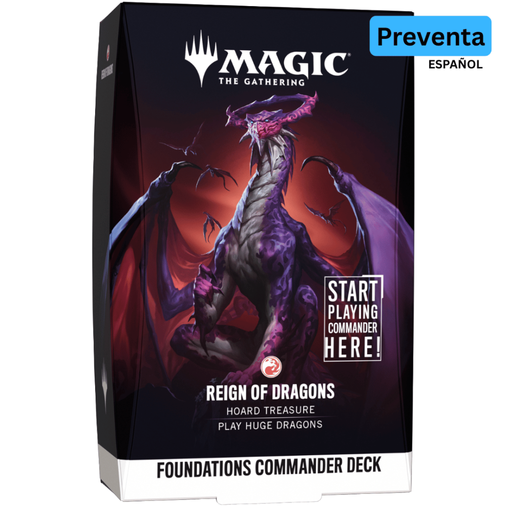 Preventa MTG Magic: Foundations Mazo Commander Reinado de Dragones (Español)