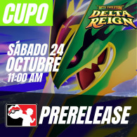 Cupo Prelanzamiento Pokémon TCG "Megaevolución: Dominio Delta" 24/10/2026