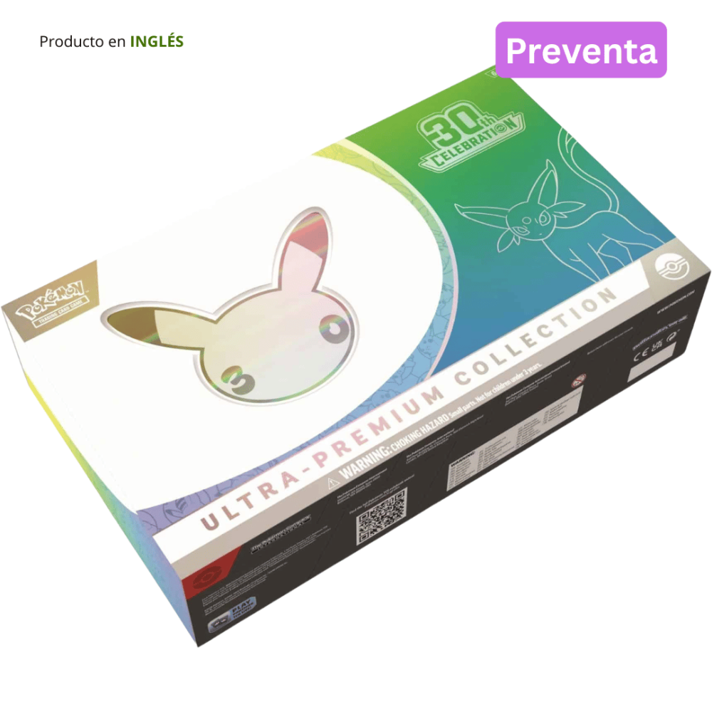 Preventa: Pokémon TCG: 30th Celebration Ultra-Premium Collection—Espeon/Day (inglés)