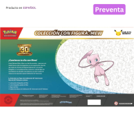Preventa: Pokémon TCG Colección con Figura de Celebración 30.º Aniversario Mew (Español)