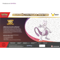 Preventa: Pokémon TCG Colección con Figura de Celebración 30.º Aniversario Mewtwo (Español)