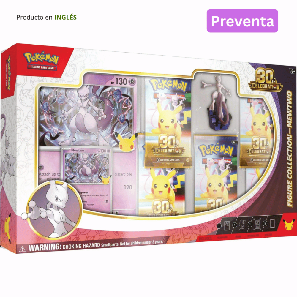 Preventa: Pokémon TCG 30th Celebration - Figure Collection Mewtwo (Inglés)