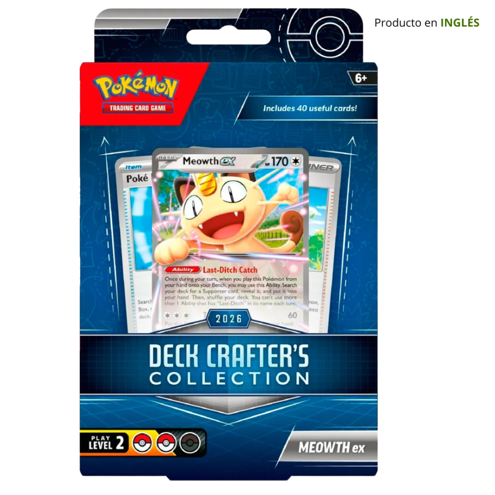 Pokemon TCG: Deck Crafter's Collection - Meowth ex (Inglés)