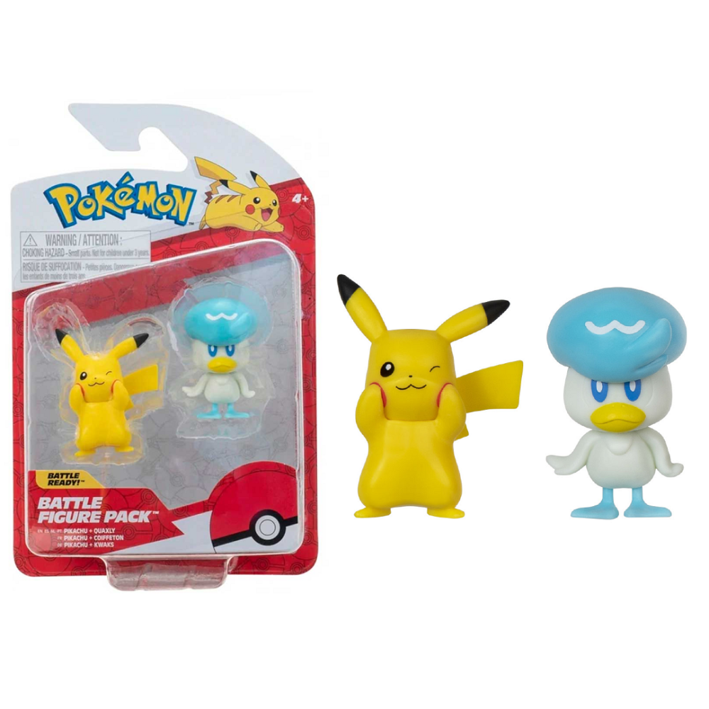 Battle Figure Pokémon Pack Pikachu x Quaxly